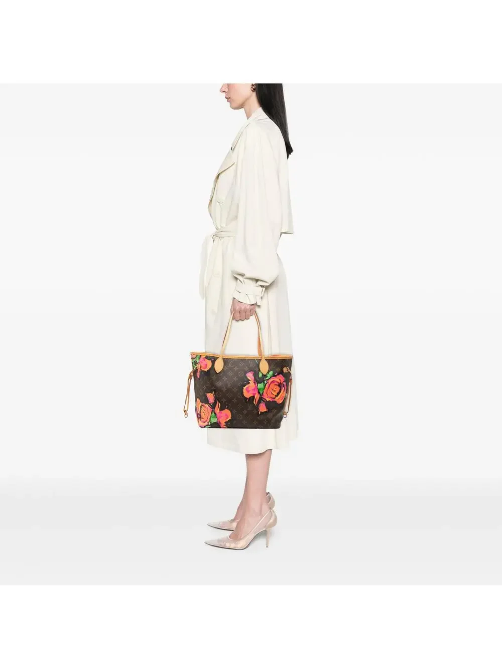 Louis Vuitton Roses Neverfull Mm Pre- #333497L20B